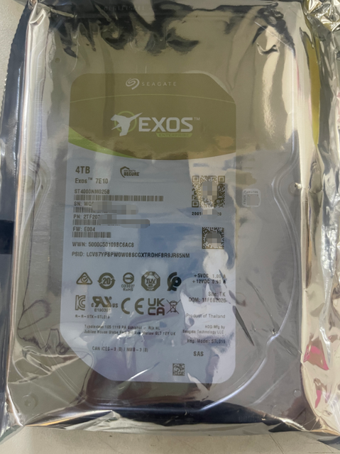 Enterprise Capacity 3.5'' HDD 4TB 7200 RPM 512n SAS 12Gb/s 128MB Cache ST4000NM001B ST4000NM025B Internal Hard Disk for Server