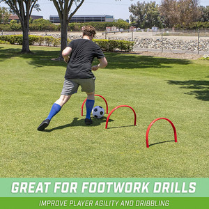Mini portería portátil <span class=keywords><strong>de</strong></span> entrenamiento <span class=keywords><strong>de</strong></span> fútbol <span class=keywords><strong>de</strong></span> agilidad, venta al por mayor - Product Image 3