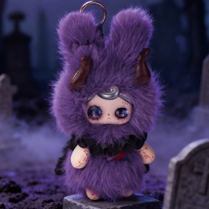 מכירת חיסול! צעצועי קטיפה מקוריים של בייבי תלת-יונא מתחת לערפל הלילה, מחזיקי מפתחות בקופסת הפתעה, צעצועי קוואי, דמויות מיני. - Product Image 4