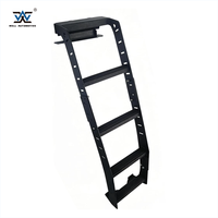 Nouvelle échelle de portière arrière tout-terrain noire en alliage d'aluminium, style échelle à marches, pour 4Runner 2025 2026 6ème génération