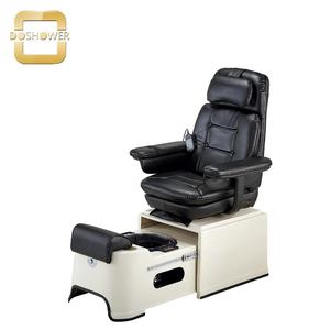 เก้าอี้นวดเท้าสำหรับทำเล็บแบบไม่มีระบบประปา พร้อมอ่างแช่เท้าและระบบสั่นสะเทือนแบบหมุนปรับเอนได้ สำหรับร้านสปาเท้าและทำเล็บ - Product Image 3