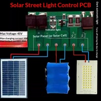 Carte de circuit de contrôle solaire entièrement automatique pour panneau photovoltaïque, contrôleur d'éclairage solaire de rue, modèle M37, fabriqué en Chine