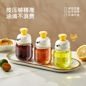 2026 En gros Distributeur d'huile et de vinaigre en verre, à pompe doseuse, anti-goutte, pour cuisine et alimentation saine - Product Image 4
