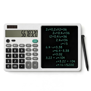 Writing Education 6inch Drawing LCD <b>Tablet</b> Kids Doodle Digital Pad Multifunction Science Mini Calculator for Student - Product Image 1