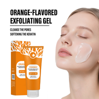 Crème Exfoliante Éliminateur de Peaux Mortes Gel Nettoyant Visage Gommage Exfoliant Enzymatique à l'Orange Service de Dropshipping