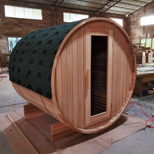 <span class=keywords><strong>Sauna</strong></span> Esterna Moderna di Lusso in Legno Finlandese, Facile e Veloce da Montare, con WiFi, per 3 Persone, in Container, con Spedizione Inclusa - Product Image 5