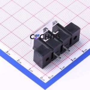 KF38SM-8.25-2P Barrier Terminal Block Through hole Component (THT),P=8.25mm Connector With Cover Plate 8.25mm 1x2P Straight Pin - Product Image 2