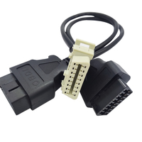 Cable de Conversión OBD2 a OBD para PSA, GM, Benz y Ford, Lector de Códigos Profesional de Alta Calidad con Aislamiento de PVC