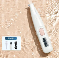 Tondeuse électrique USB pour poils de pattes d'animaux, en ABS, avec lumière LED, pour chiens et chats