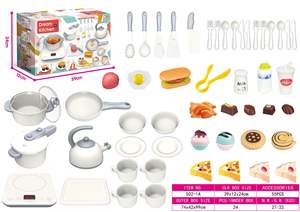 Nouveaux jouets alimentaires de <span class=keywords><strong>cuisine</strong></span> en plastique fabriqués en Chine <span class=keywords><strong>avec</strong></span> des effets sonores réalistes pour les jeux de rôle - Product Image 3