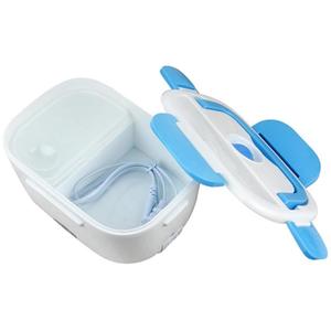 Boîte à lunch <span class=keywords><strong>chauffante</strong></span> électrique portable 60W en acier inoxydable, bol chauffant détachable de 1,5L, boîte à lunch pour voiture/camion/bureau, four à micro-ondes - Product Image 2