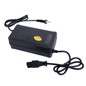 Cargador <span class=keywords><strong>de</strong></span> 60V 6A para Bicicleta Eléctrica, Motocicleta y Scooter, Cargador Electrónico <span class=keywords><strong>de</strong></span> Carga Lenta para Baterías <span class=keywords><strong>de</strong></span> Plomo-Ácido con Pantalla <span class=keywords><strong>de</strong></span> 6 Luces - Product Image 6