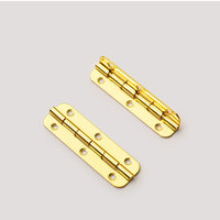 Charnière en métal de petite taille de couleur or professionnelle de haute qualité pour boîte à bijoux en bois, accessoires