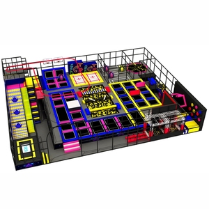 Parques de Trampolín Personalizados, Trampolín Interior con Foso de Espuma, Circuito Ninja, Equipamiento para Parques de Trampolín para Adultos y Niños - Product Image 1