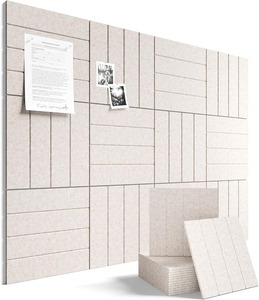 Panel Acústico de Fieltro, Tablero de Absorción de Sonido de Fibra de Poliéster, Acabado Brillante, Resistente a la Flexión, Inodoro, para Revestimiento de Paredes - Product Image 6