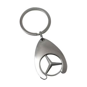 Llavero metálico creativo portátil transfronterizo, accesorio colgante, etiqueta de identificación para supermercado, colgante de acero inoxidable - Product Image 4