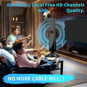 Antena <span class=keywords><strong>de</strong></span> TV Digital Ultra HD 4K/1080P con <span class=keywords><strong>Amplificador</strong></span> <span class=keywords><strong>de</strong></span> <span class=keywords><strong>Señal</strong></span> <span class=keywords><strong>de</strong></span> 25DBI, Alcance <span class=keywords><strong>de</strong></span> 50 Millas, Antena Interior/Exterior con Recepción <span class=keywords><strong>de</strong></span> <span class=keywords><strong>Señal</strong></span> Mejorada - Product Image 5