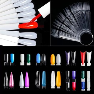 Nhà Máy loạt các 50 Lời khuyên nhựa Fan Nail hiển thị Nail Polish Màu biểu đồ - Product Image 3
