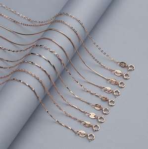 مجوهرات رخيصة من الفضة الإسترلينية عيار 925، قلادة خانقة رفيعة للنساء بتصميم عصري - Product Image 3