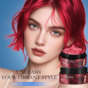 <strong>Hair</strong> <strong>Color</strong> Clay 100g Instant Coloring Easy <strong>Wash</strong> Out OEM ODM for Party Festival - Product Image 2