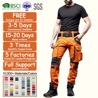 Vêtements pour hommes de grande taille, pantalons pour hommes, vêtements de travail à usage intensif, poches de combat, genouillère cargo, pantalons de sauvetage