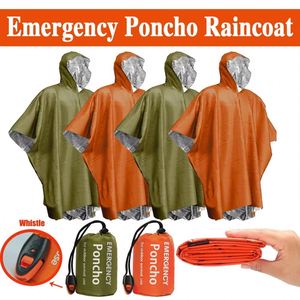 Weather Resistant Waterproof Windproof Camping and Hiking Poncho Reusable Emergency for Survival Raincoat in Bag Packaging - Product Image 4