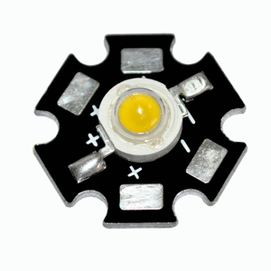 ไฟ LED สีขาวกำลังสูง 3 วัตต์ ไฟ LED กำลังสูง 3 วัตต์ - สีขาว 3000K-3500K อินพุต 560mA-700mA /DC 3V-3.4V - Product Image 1