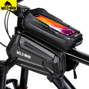 WILD MAN 6.7 pouces sac de vélo étanche à la pluie vélo téléphone sac coque dure cyclisme selle sac vélo accessoires - Product Image 1