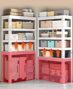 עיצוב בית livingroom פרח מדף מוסך אחסון קיר ארון ערמה מדפים פלדה אחסון - Product Image 3
