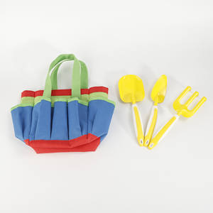 Bolsa enrollable para herramientas de jardín con 5/9 bolsillos, asa superior, para niños y adultos, uso en exteriores, color azul, rojo, verde, tela resistente - Product Image 4