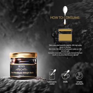 ODM/OEM Private Label Shilajit Resin Pure Himalayan Shilajit Enzyme Supplement with Fulvic Acid 85+ Trace Minerals for Men Women - Product Image 3