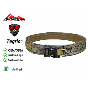 Ceinture tactique de 38 mm avec boucle à dégagement rapide <span class=keywords><strong>COBRA</strong></span> D Ring AustriAlpin 18kN, ceinture de travail pour l'extérieur - Product Image 1