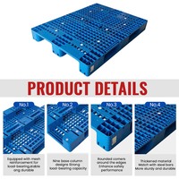 Palette en plastique robuste pour rayonnage 1500x1100x165 mm, 14 tubes en acier, 34 kg, pour l'embouteillage de boissons gazeuses et les jus de fruits en cave de vinification