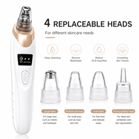 Aspirateur électrique pour points noirs, nettoyeur de pores du visage, nettoyage en profondeur, rechargeable, machine de soin de la peau par aspiration pour le visage et le nez