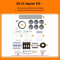 Pour Jaguar XJL/XEL/XFL/F-PACE Atmosphère Lampe Spéciale Véhicule Intérieur Éclairage Modification pour Auto