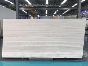 Carrelage en marbre naturel, fabrication chinoise la moins chère, <span class=keywords><strong>prix</strong></span> usine, dalle de marbre blanc poli, aspect bois - Product Image 3
