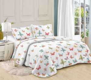 Siêu Âm In BEDSPREAD 3 Cái <span class=keywords><strong>SET</strong></span> Tùy Chỉnh Màu Sắc Chần Giường Lây Lan Siêu Âm Bedspread Tấm Giường Quilt - Product Image 5