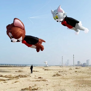 ว่าวรูปแมวและหนูสไตล์ทักซิโด้ 3 มิติ แบบเป่าลม คลาสสิกจากอนิเมะ ว่าวชายหาด จากโรงงานว่าวเว่ยฟาง - Product Image 4