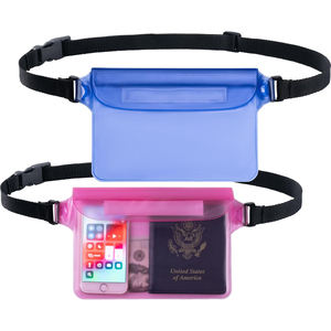 Sac banane étanche en PVC personnalisé avec logo pour la plage, le sport et la natation, idéal pour téléphone portable - Product Image 1