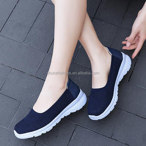 ओएम थोक महिला कैजुअल महिला महिला फ्लैट जूते स्नीकर्स हल्के वजन के लिए महिलाओं का फैशन चला रहे हैं - Product Image 2