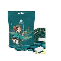 Serviettes compressées jetables de style chinois, épaisses, pour le visage, format voyage, nettoyantes, emballées individuellement, portables