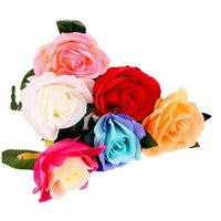 Saint-Valentin Fête des Mères Nouveauté Cadeau Coloré LED Rose Bâton LED Fleur Lumières Bouquet Cadeau