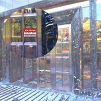 Etiqueta Reflectante de Advertencia de Peligro para Vehículos, 200 Pies, Adhesivo de Vinilo de Seguridad para Puerta Trasera de Camiones y Remolques