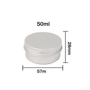 March EXPO 5ml 5g 10ml 15ml 30ml 50ml 60ml 100ml rỗng nhỏ kim loại tin có thể hộp Lip Balm nhôm tin <span class=keywords><strong>container</strong></span> cho mỹ phẩm - Product Image 5