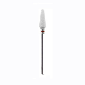 Fraise à ongles en céramique blanche conique de 6,0 mm, plusieurs grains, pour salon de beauté, manucure, pédicure - Product Image 2