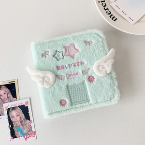 Álbum <span class=keywords><strong>de</strong></span> Tarjetas <span class=keywords><strong>de</strong></span> Peluche con Alas <span class=keywords><strong>de</strong></span> Ángel, Libro Pequeño para Guardar Tarjetas <span class=keywords><strong>de</strong></span> Ídolos, Álbum <span class=keywords><strong>de</strong></span> Hojas Sueltas para Fotos Polaroid <span class=keywords><strong>de</strong></span> Fans - Product Image 4