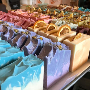 Güzellik Vegan banyo sabunu toptan toplu sabun Vegan saf bitki uçucu yağ organik doğal el yapımı sabun çubukları - Product Image 2