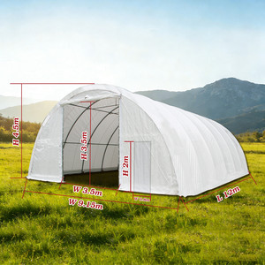 <span class=keywords><strong>Abri</strong></span> de stockage extérieur portable de haute qualité <span class=keywords><strong>en</strong></span> <span class=keywords><strong>acier</strong></span> <span class=keywords><strong>galvanisé</strong></span> à chaud, enduit de PVC, imperméable et durable, <span class=keywords><strong>avec</strong></span> <span class=keywords><strong>toit</strong></span> <span class=keywords><strong>en</strong></span> arche - Product Image 1