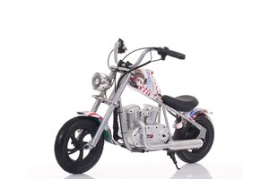 Vélo d'équilibre électrique pour enfants de 12 pouces, style voiture, moteur 150W, batterie 24V 4.5Ah, effets sonores réalistes, roues avec pneus gonflables - Product Image 4