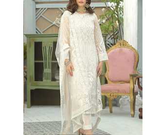 Completo Abito Shalwar Kameez di Alta Qualità Nuovo Design 2026 Personalizzato per Feste Eleganti <span class=keywords><strong>da</strong></span> Donna - Ultimo Arrivo Indiano Pakistano - Product Image 2